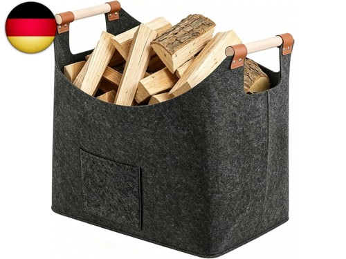 Holzkorb für kaminholz 60l - kaminholz,
