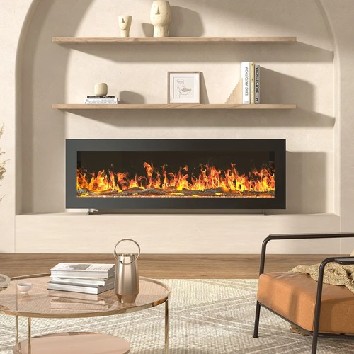 Led kamin media wand - led,