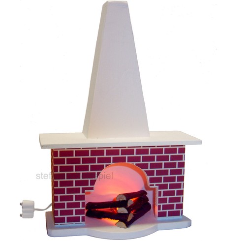 Offener kamin beleuchtet - kamin,